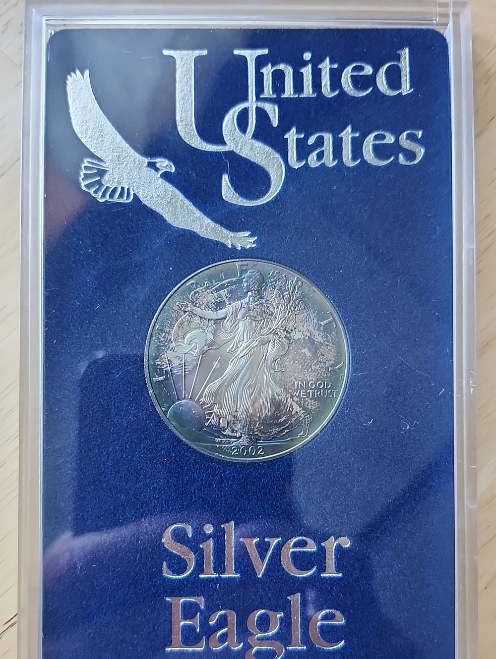 2002 American Silver Eagle Coin - Silver
